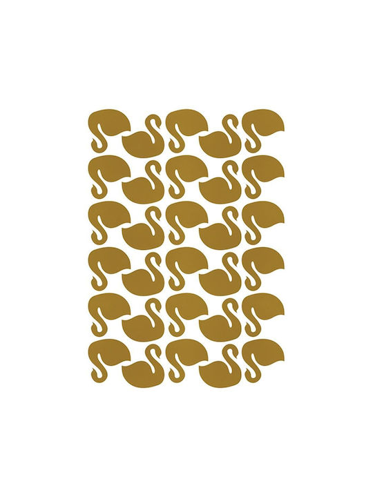 Αυτοκόλλητα Τοίχου Κύκνοι Gold Lilipinso