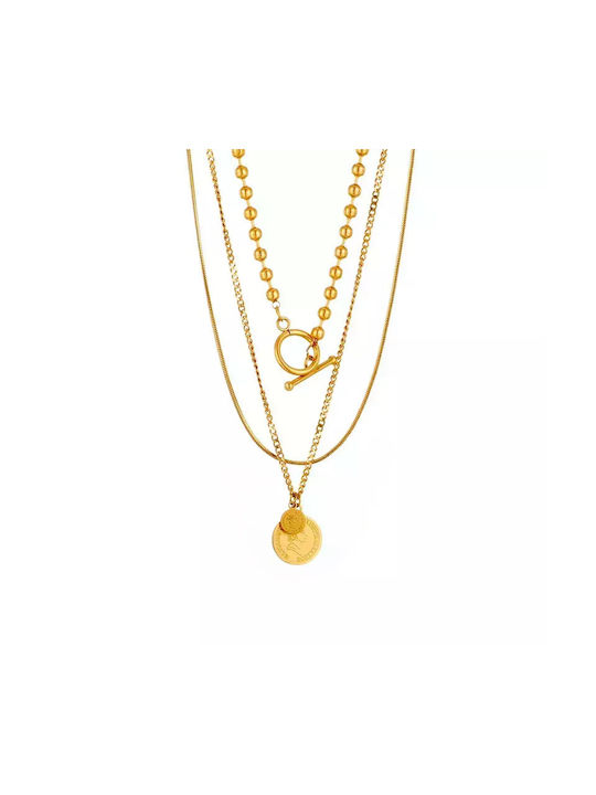 Isay Collection Necklace Gold Plated