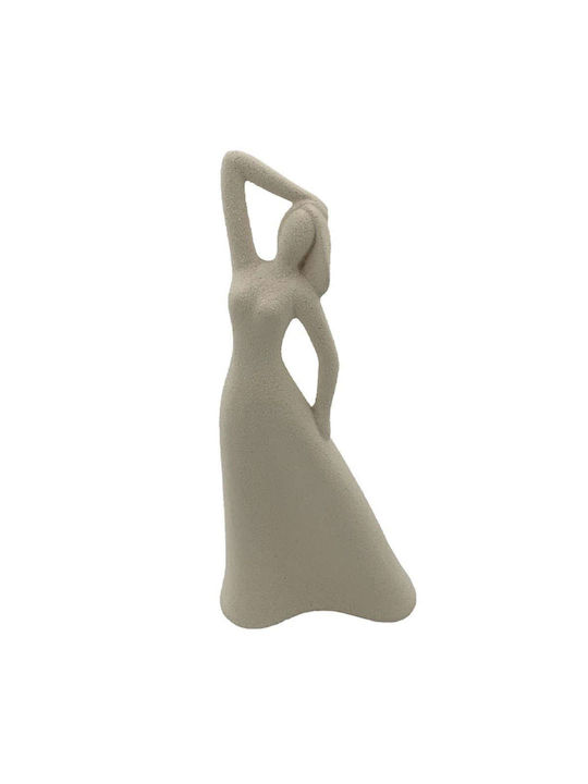 Marhome Decorative Figure made of Ceramic 11x8x33cm 1pcs