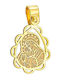 Dio Jewellery Lab Pendant Kids Talisman with Chain with the Virgin Mary Forzatina35 45cm made of Silver FY6