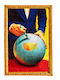 Seletti Πατάκι Εισόδου Globe Πολύχρωμο 60x90εκ.