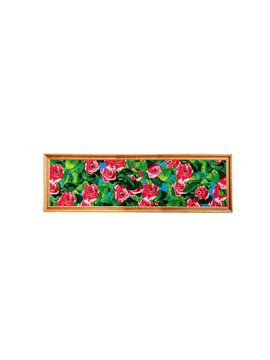 Seletti Πατάκι Εισόδου Roses With Eyes Πολύχρωμο 60x200εκ.