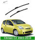 Front Wiper Blade Set Citroen C2 2003-2010 600mm 450mm Bosch Aerotwin 3398000112 24" & 18" 2 Pieces