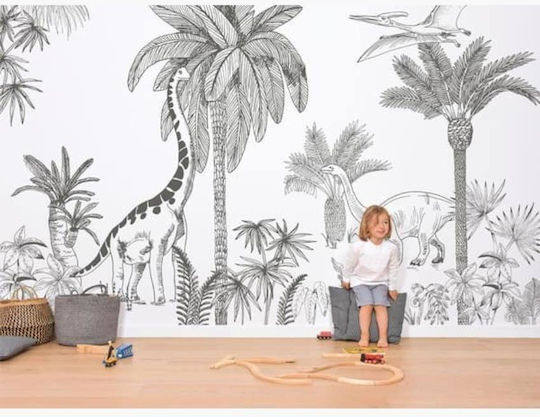 Jurassic Period Wallpaper 4m x 2.48m Lilipinso