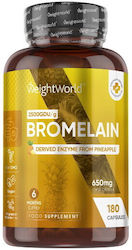 WeightWorld Bromelain 650mg 180 κάψουλες WeightWorld Bromelain 650mg 180 κάψουλες