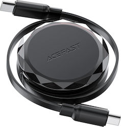 Acefast USB 2.0 USB-C masculin - USB-C 60W 0.8m