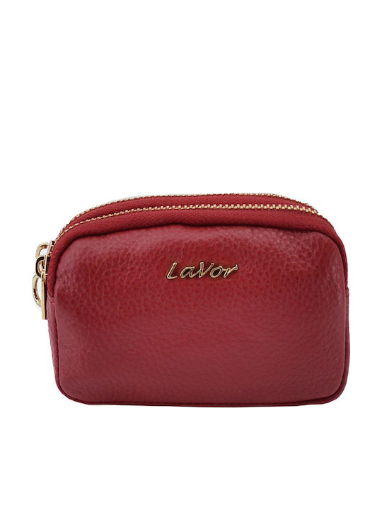Leather Women's Wallet Classic Red