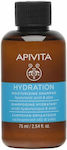 Apivita Hydration Hyaluronic Acid & Aloe Sampon de par Hidratării pentru Toate Tipurile de Păr 75ml