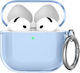 Airpods 4 Ahastyle Wg164 Earphone Anti-drop Tpu Split Protective Case Transparent Blue