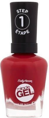Sally Hansen Miracle Gel Glossy Oja Lustruirea De Lungă Durată 402 Roșu Between The Lines 14.7ml