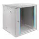 Qoltec Επιτοίχια Καμπίνα Rack 12U Γκρι 54485