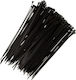 Mozos Pack of 100pcs Black Plastic Cable Ties 6296228