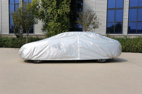 Husă Auto Premium Idealstore Protecție 4 Sezoane Material Extra Durabil Impermeabil Rezistent la Zăpadă și Soare Închidere cu Fermuar pe Partea Șoferului Material Interior Căptușit Compatibil SUV Van Dimensiuni 5.2x1.85x1.55m