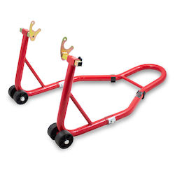 Red Motorcycle Rear Stand