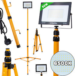 Led Projector Telescopic Tripod Construction 50 W Cool White 6500 K Keltin K02065 Led Projector Telescopic Tripod Construction 50 W Cool White 6500 K Keltin K02065