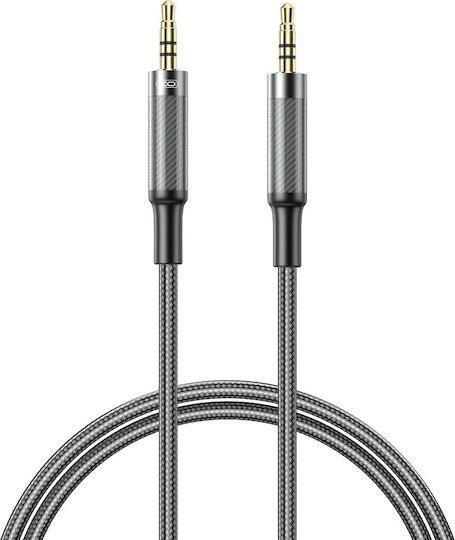 XO 3,5mm Klinkenkabel 3,5mm Stecker - 3,5mm Stecker Schwarz 1m