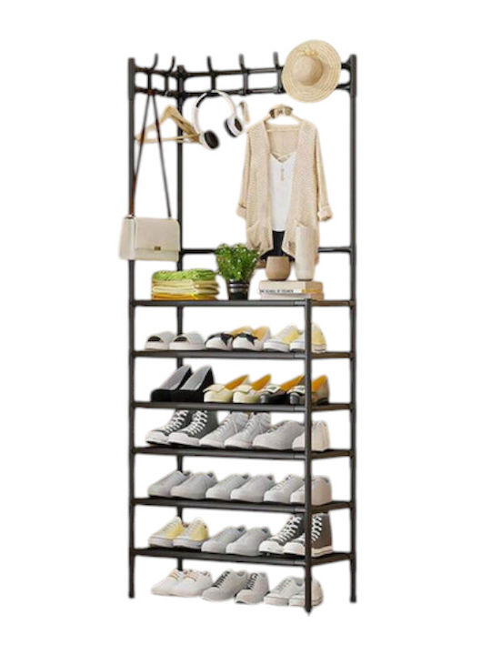 Floor Garment Rack made of Metal 60x30x177cm