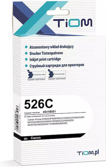 Tiom Compatible Inkjet Printer Ink Canon CLI-526C Cyan 1pcs