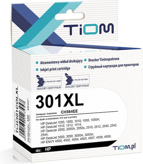 Tiom Συμβατό Μελάνι Εκτυπωτή InkJet HP 301XL Πολλαπλό (Color) 1τμχ