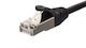 Netrack F/FTP Кат.6 (Gigabit) Мрежов Кабел Ethernet 0.25m Черен