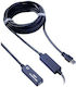 PremiumCord USB 3.0 Kabel USB-A-Stecker - Schwarz 10m
