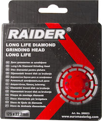 Diamond Grinding Disc Long Life 125 X 22.2 Mm Raider 209933