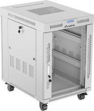 Lanberg Επιδαπέδια Καμπίνα Rack 15U Γκρι FF01-6815-12SL