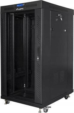 Lanberg Επιδαπέδια Καμπίνα Rack 22U Μαύρο FF01-6822-12BL