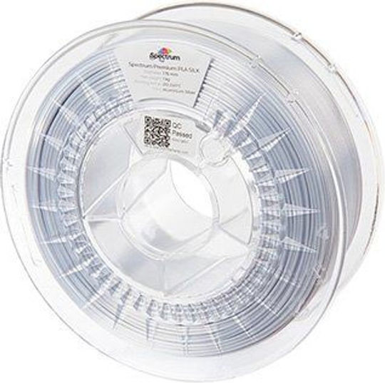Spectrum PLA 3D Printer Filament 1.75mm Ασημί 1kg