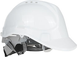 Geko Work Helmet Construction Site White