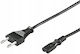 PremiumCord Euro / IEC C7 - Euro / IEC C7 Cable 5m Black