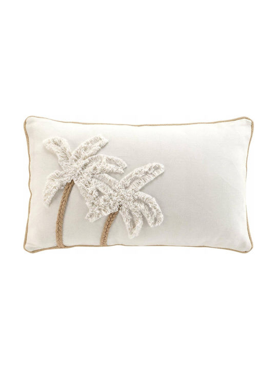Douceur d'Intérieur Sofa Cushion 100% Cotton Beige 30x50cm
