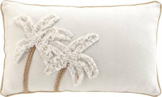 Douceur d'Intérieur Sofa Cushion 100% Cotton Beige 30x50cm