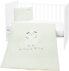 Kikka Boo Baby Crib Bedding Set Sleepy Sheep 3pcs Sleepy Sheep