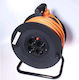 PremiumCord 4 Plätze mit Kabel 50m Durchmesser 3 x 1.5mm² Orange