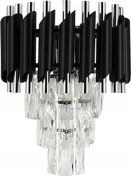 Mdeco Lamp Wall Silver