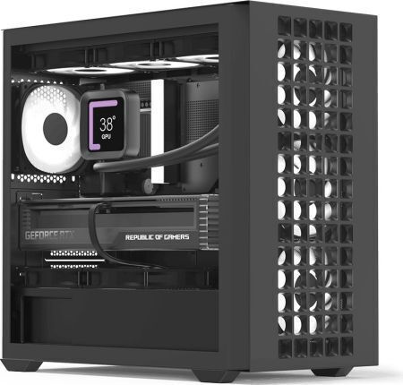Aerocool D302A Gaming Mini Tower Κουτί Υπολογιστή με RGB Φωτισμό Μαύρο