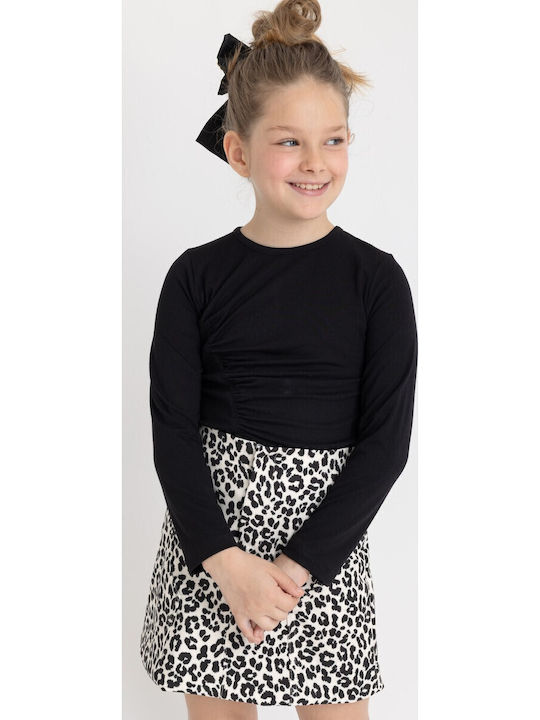 Kids' Skirt Leopard Print Multicolored