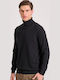 Langarm-Pullover Schwarz