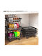 Metal Cupboard Shelf 35x27x7.5cm Black