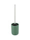 Ceramic Bathroom Trash Can Green