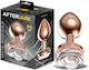 LateToBed Anal Plug Medium White 9.1cm