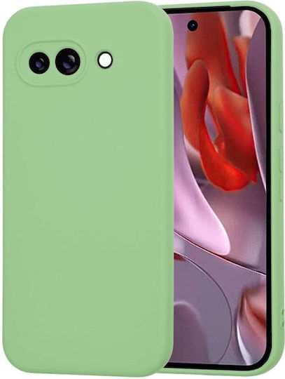 Techsuit Softflex Umschlag Rückseite Silikon Grün (Google Pixel 9a)