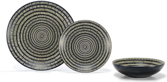 General Trade White Ceramic Dinnerware Set 18pcs