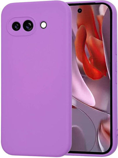 Techsuit Softflex Umschlag Rückseite Silikon Lila (Google Pixel 9a - Techsuit)