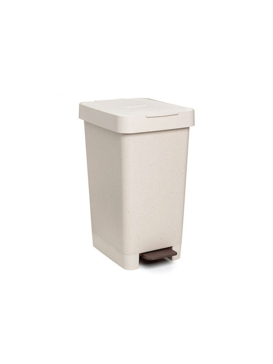 Dimitracas Coș de Gunoi Plastic Bej 25lt 1buc