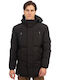 Rebase Winter Jacke Puffer Black