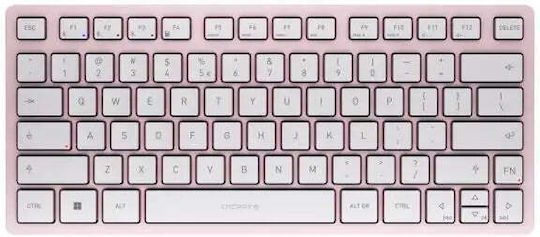 Cherry KW 7100 MINI Fără fir Bluetooth Doar tastatura Engleză US Roz