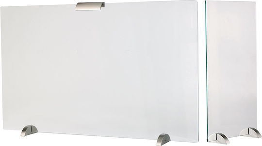 Zogometal Гориво за камини от метал с 2 панела 90x40x50см Nickel Matt
