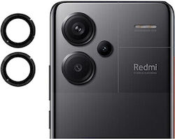 Protecție Protecție Cameră Tempered Glass Black pentru Redmi Note 13 Pro Plus